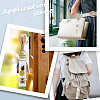 2Pcs Felt Badge Holders Keychain Clasps FIND-CP0004-06A-5