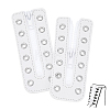 PU Leather Lace-in Boot Zipper Inserts DIY-WH0750-404A-1