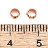 Brass Crimp Beads KK-S509-01RG-02-3