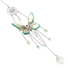 Stainless Steel Resin Butterfly Suncatcher HJEW-TA00452-02-2