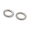 304 Stainless Steel Linking Rings STAS-F187-51P-8mm-1-2