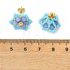 Natural Malaysia Jade Stud Earrings EJEW-MZ00742-02-5