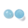 Natural White Jade Cabochons G-G506-8mm-1