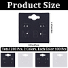 2 Bags 2 Colors Paper Earring Display Cards CDIS-CN0001-04-2
