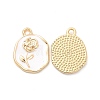 Alloy Enamel Pendants ENAM-E004-08G-2