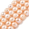 Natural Cultured Freshwater Pearl Beads Strands PEAR-I007-07T-03-2