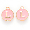 Golden Plated Alloy Enamel Charms LS-ENAM-S118-07L-1