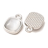Alloy & Glass Pendants AL-CBA7256-08P-4