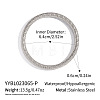 Vintage 304 Stainless Steel Plain Bangles for Women DV1538-2-2
