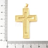 Brass Micro Pave Cubic Zirconia Pendants KK-U053-17G-01-3