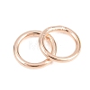Brass Closed Jump Rings KK-D257-01RG-02-2