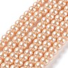 Baking Painted Pearlized Glass Pearl Round Bead Strands X-HY-Q003-6mm-18-2