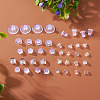 1000Pcs 10 Styles Rubber & Silicone & Plastic Ear Nuts KY-TA0001-21-17