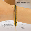304 Stainless Steel Pave Cubic Zirconia Tennis Bracelets WG7D6AE-01-1