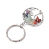 Natural & Synthetic Mixed Stone Keychain KEYC-JKC00814-5