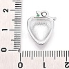 Alloy Rhinestone and Enamel Pendants PALLOY-T092-42P-02-3