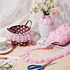 5M Double-Layer Pleated Polyester Chiffon Lace Trim OCOR-GF0006-69B-4