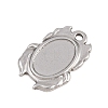 304 Stainless Steel Pendant Cabochon Settings STAS-D264-08C-P-2