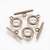 Alloy Toggle Clasps TIBE-EA774Y-AB-RS-2