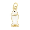 Brass Enamel Pendants LS-KK-F938-20G-01-1
