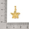 Ocean Brass & Rhinestone Pendants RB-CBA4B36-04G-03-3