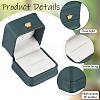 2Pcs PU Leather Jewelry Boxes CON-CL0001-16-6