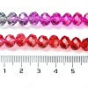 Transparent Painted Glass Beads Strands LS-DGLA-A034-T6mm-A24-3