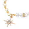 Alloy Rhinestone Star Charm Bracelets BJEW-JB12872-3