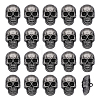 20Pcs Alloy Buttons BUTT-AR0001-39AS-1