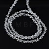 Teardrop Crystal Glass Beads Strands X-GLAA-F022-C01-3