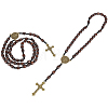 2Pcs Wood Pendant Decorations HJEW-UN00138-1