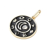 Brass Enamel Pendants ENAM-I086-10-2