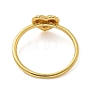 Rack Plating Brass Heart Finger Rings for Women RJEW-C081-04G-3