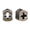 Brass European Beads KK-WH0062-206AS-1