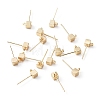 Brass Stud Earring Findings KK-WH0035-97-2