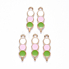 Alloy Enamel Pendants ENAM-N054-029B-1