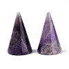 Natural Amethyst Ring Display Stands G-T144-06E-1