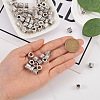 Kissitty 100Pcs 10 Style Tibetan Style European Beads FIND-KS0001-17-6