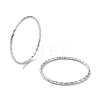 Non-Tarnish 304 Stainless Steel Textured Finger Rings X-RJEW-G298-03P-1