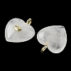 Natural Quartz Crystal Pendants G-P585-03G-08-5