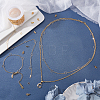 DIY Star Link Chain Necklaces Kits DIY-SC0014-62G-5