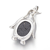 Natural Lava Rock Pendants G-L512-A17-3