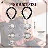 Synthetic Turquoise & Alloy Pendant Decorations Making Kits HJEW-DR00320-2