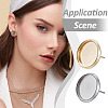 304 Stainless Steel Stud Earring Findings STAS-UN0065-01-5