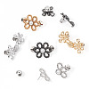 6Pcs 6 Styles Chinese Knot Alloy Adjustable Jean Button Pins FIND-TA0010-51-2