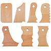 7Pcs Wood Pottery Foot Shaper Tools TOOL-DC0001-29-1