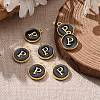 Golden Plated Alloy Charms ENAM-S118-02P-5