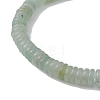 Natural Green Aventurine Disc Beaded Stretch Bracelets BJEW-JB09515-03-2