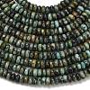 Natural African Turquoise(Jasper) Beads Strands G-L635-A40-4x2mm-5