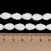 Opaque Solid Color Imitation Jade Beads Strands GLAA-N005-P8mm-D02-4